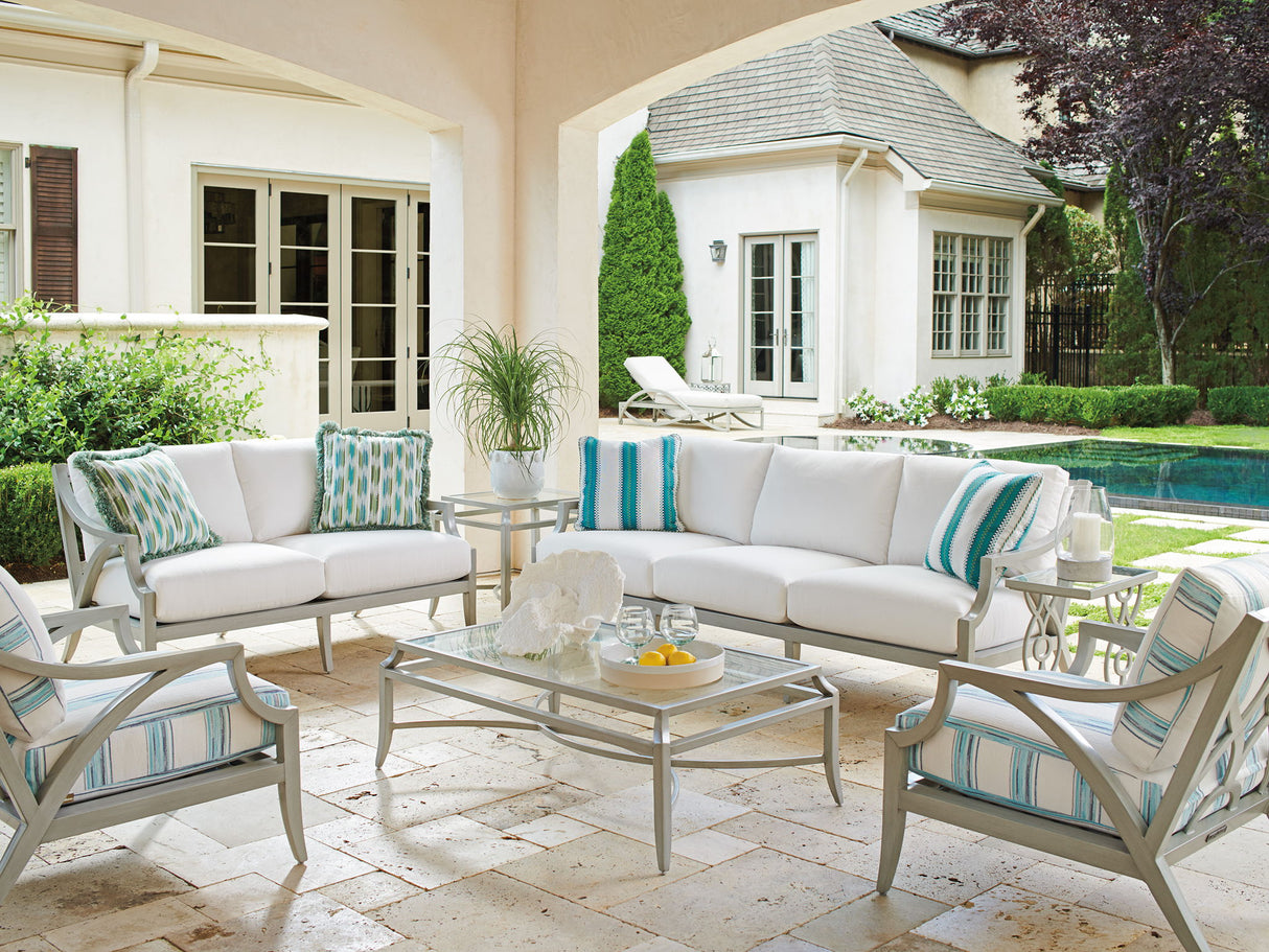 Silver Sands - Sofa - White / Gray