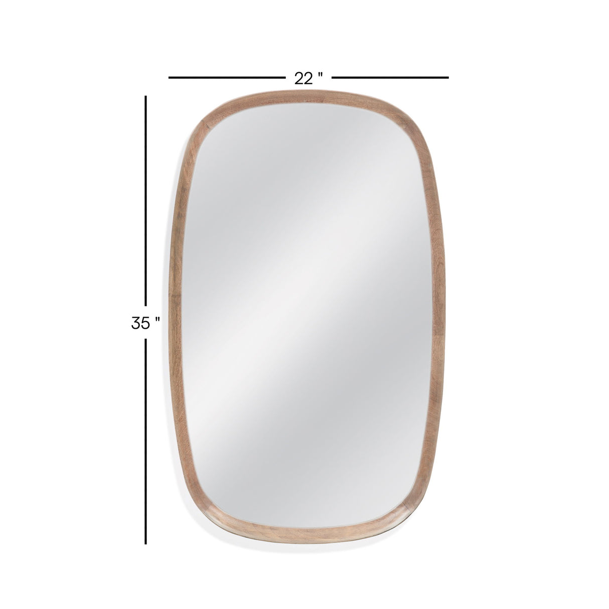 Priscott - Wall Mirror - Brown
