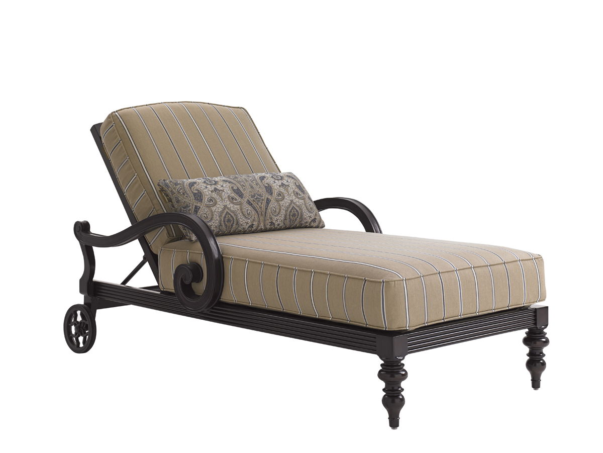 Royal Kahala Black Sands - Chaise Lounge - Dark Brown / Light Brown