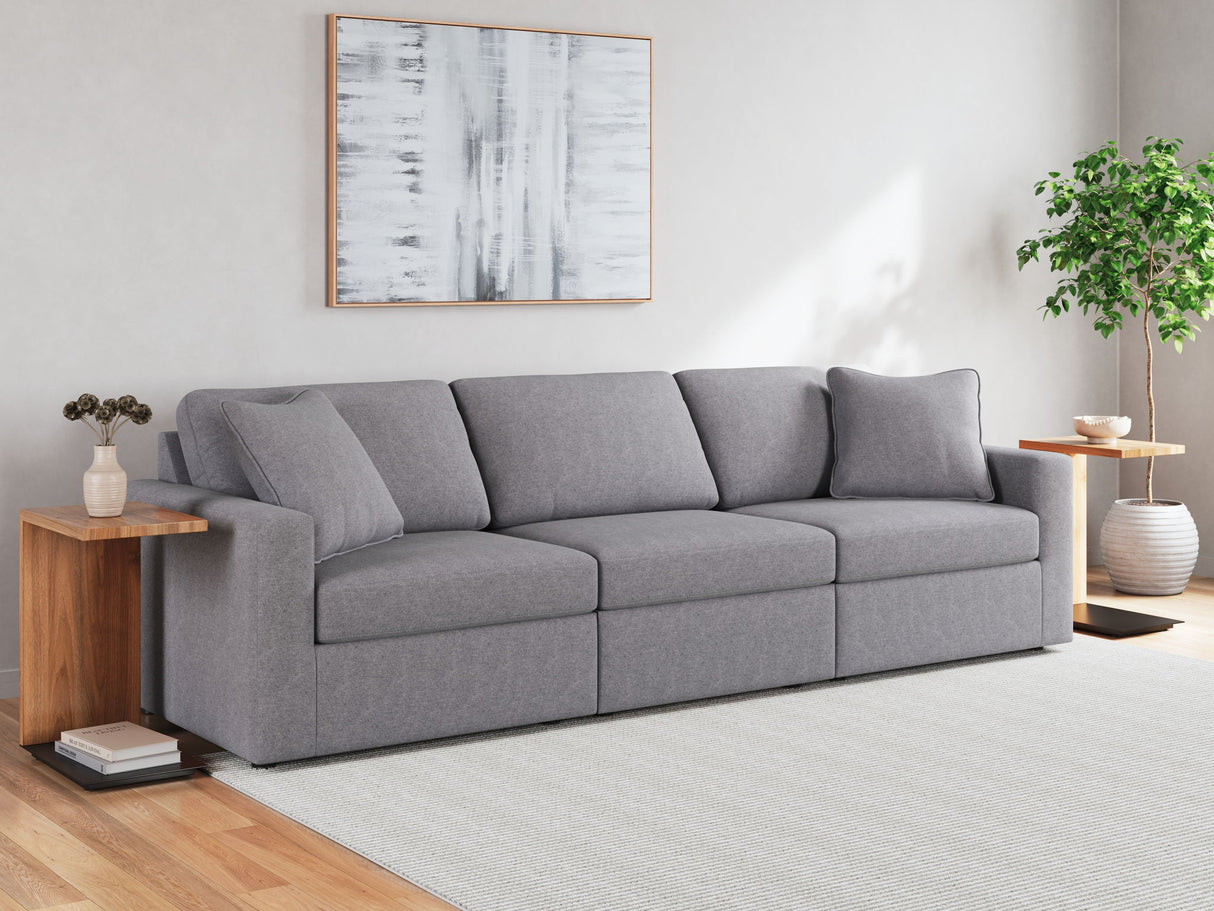 Modmax - Straight Sectional - Granite