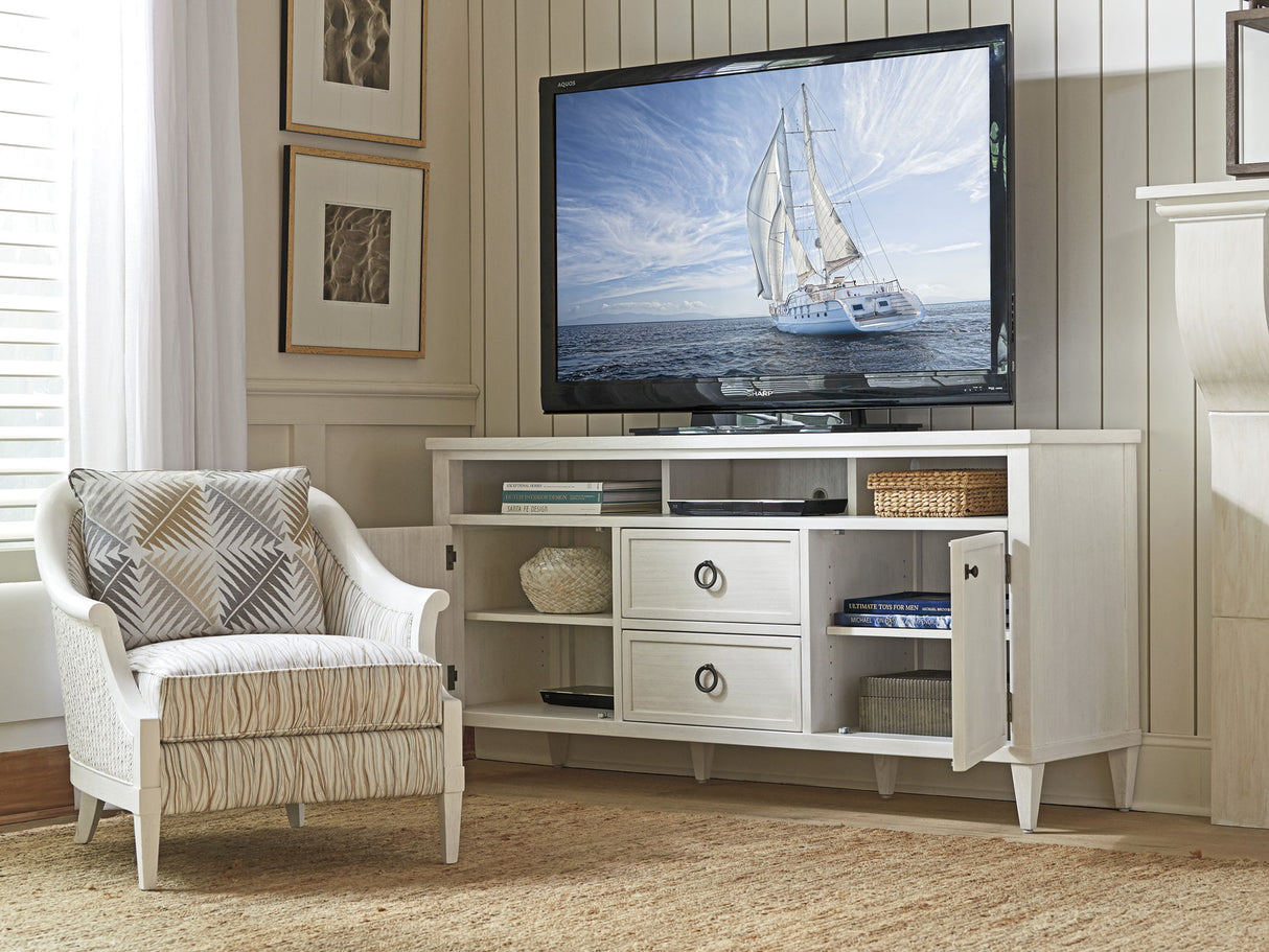 Ocean Breeze - Dockside Media Console - White
