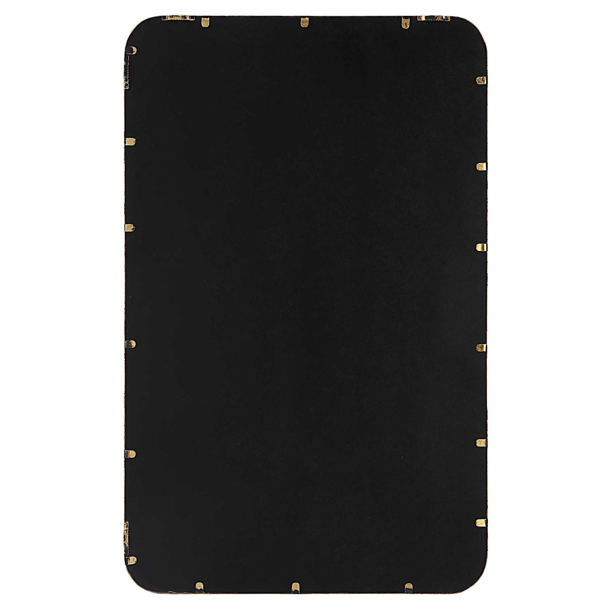 Rounded Corners Mirror - Gold Leaf