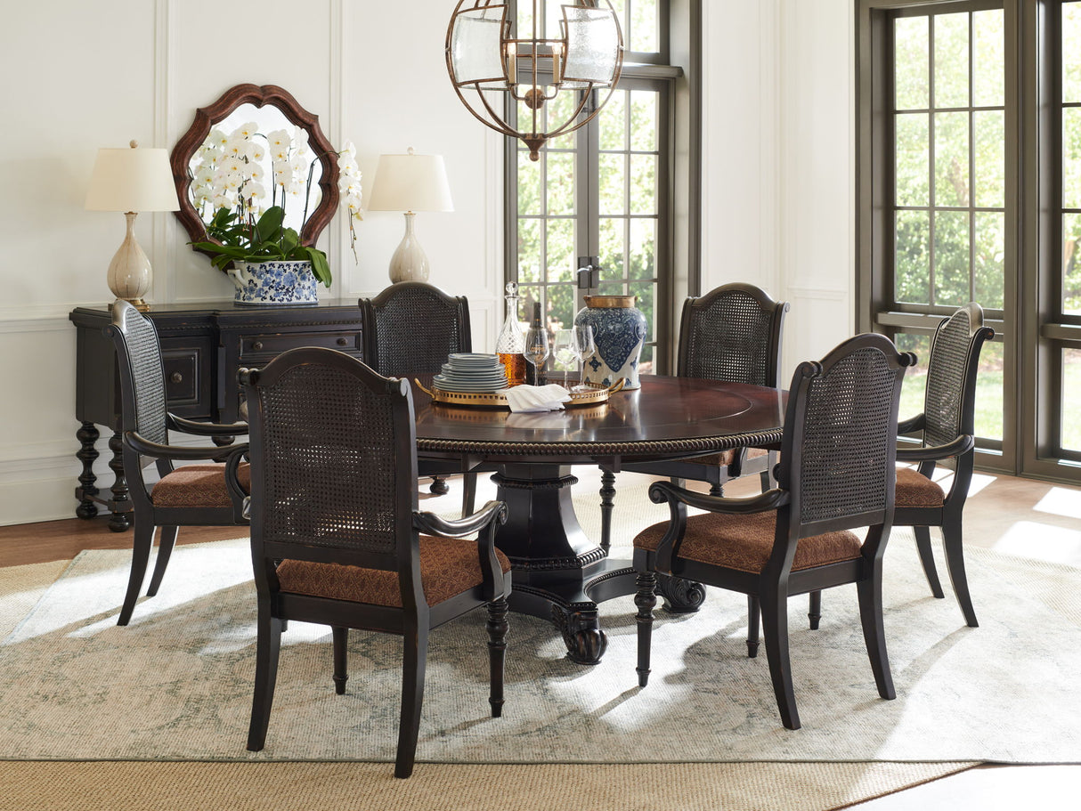 Kingstown - Bonaire Round Dining Table - Dark Brown
