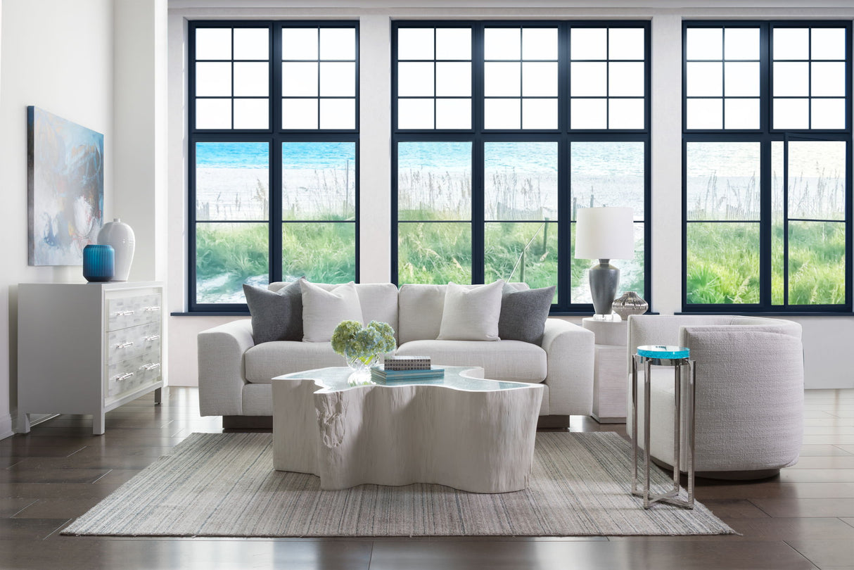 Signature Designs - Capitola Asymmetrical Cocktail Table - White