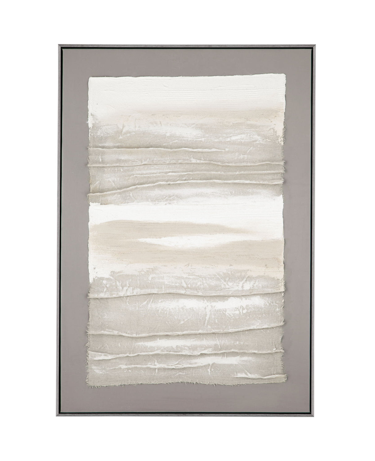 Zole I Framed Canvas - Gray