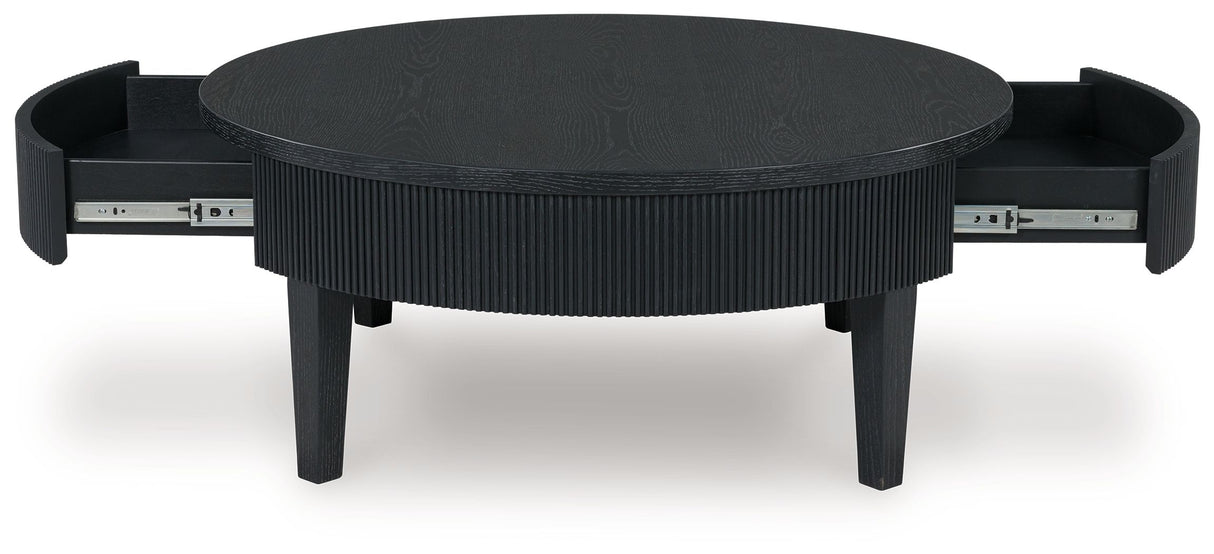 Marstream - Round Cocktail Table - Black