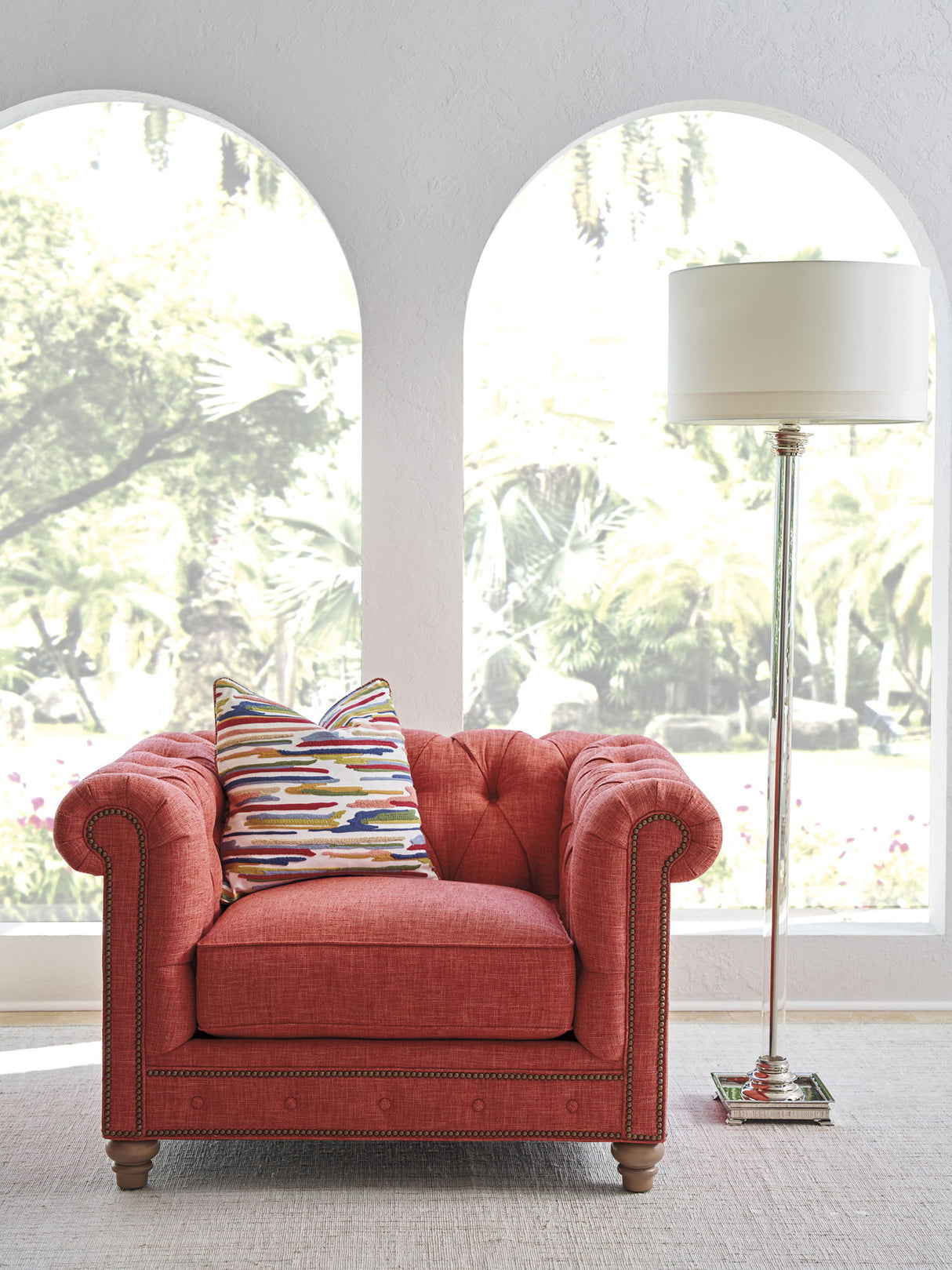 Barclay Butera Upholstery - Carmen Chair - Red