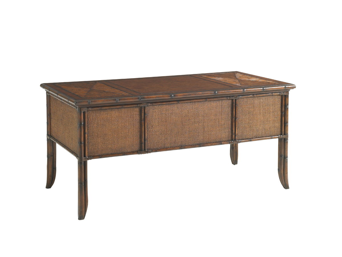 Bal Harbour - Paradise Isle Writing Desk - Dark Brown