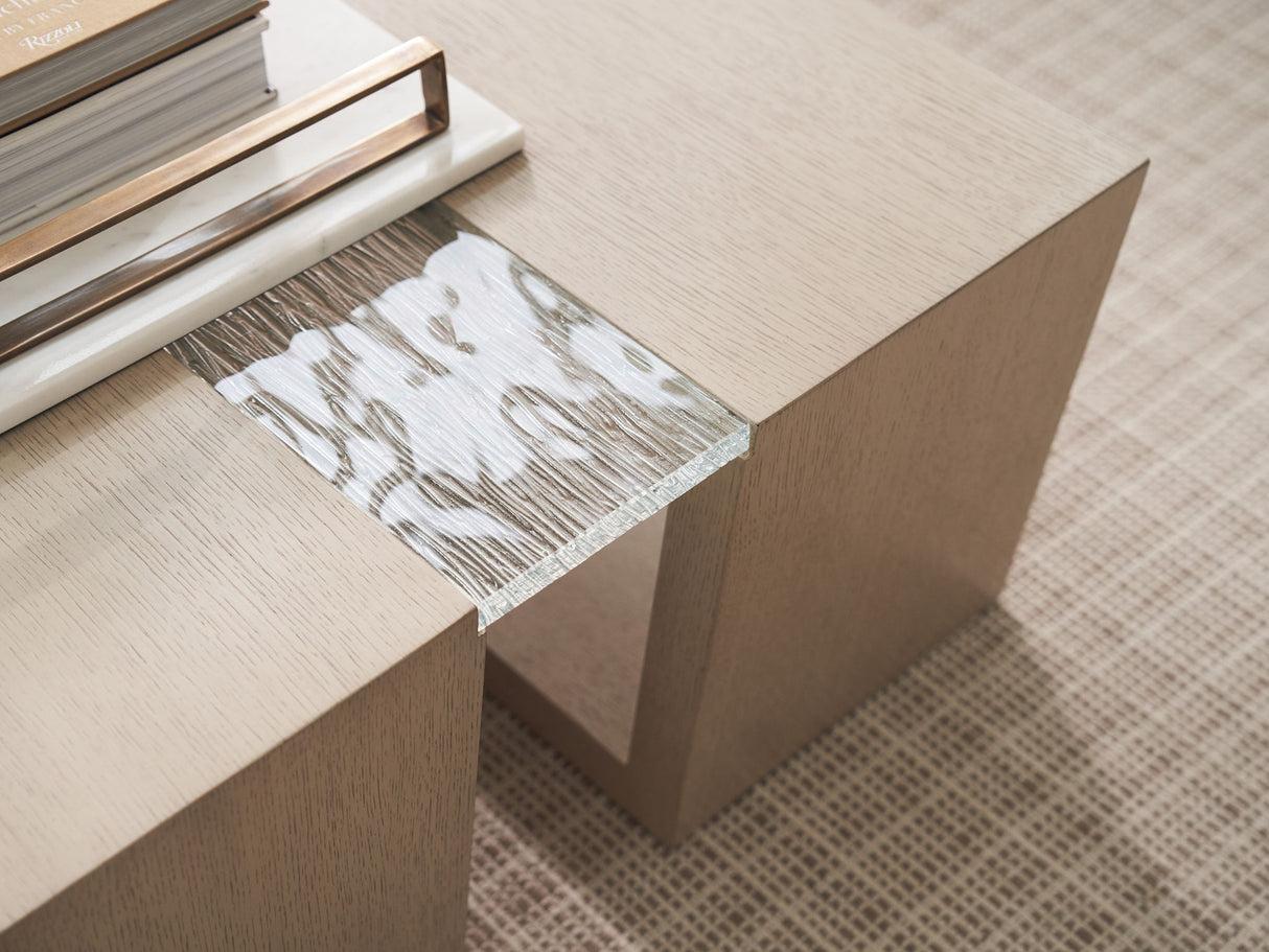 Sunset Key - Fischer Rectangular Cocktail Table - Beige