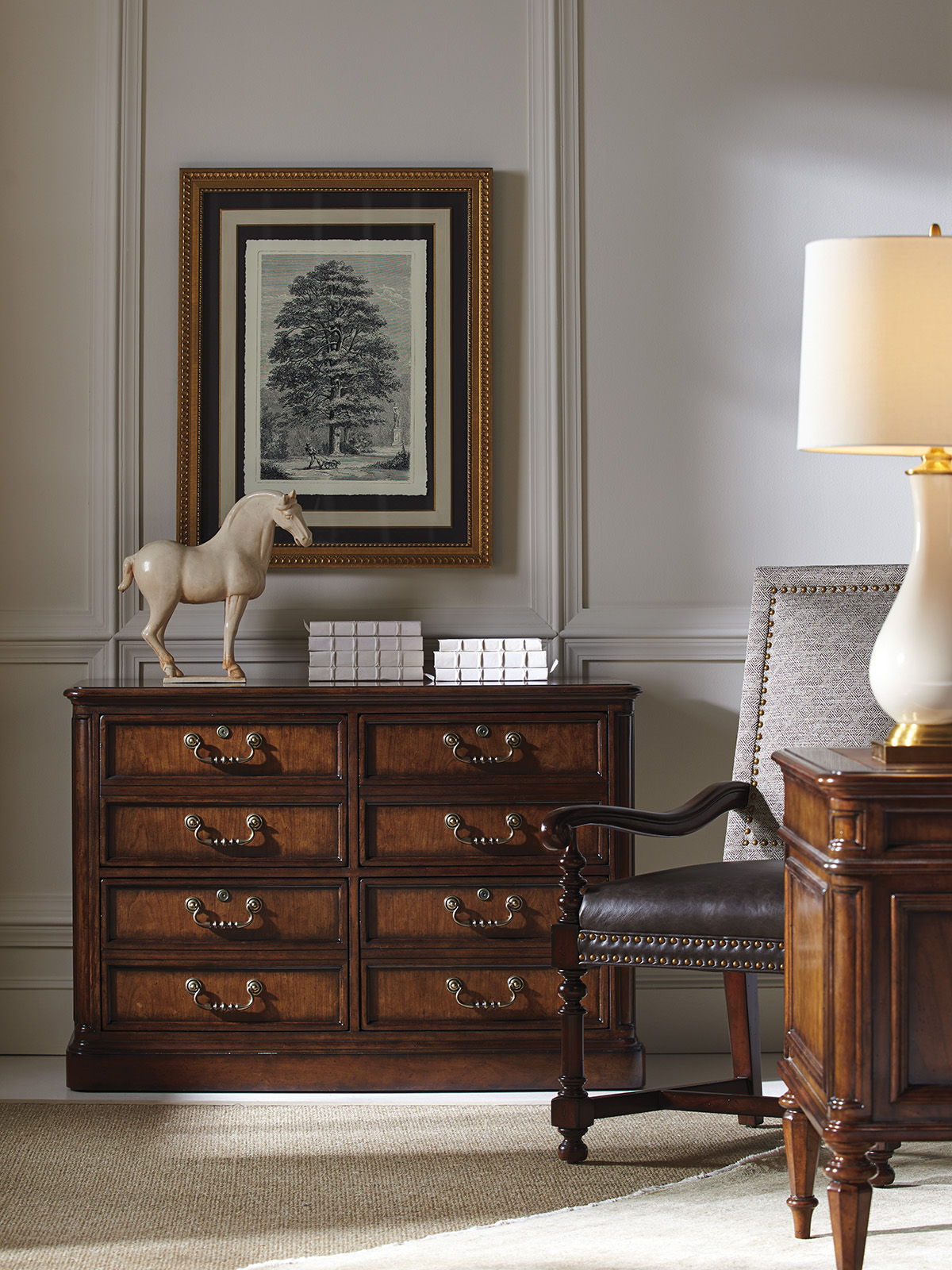Richmond Hill - Lanier File Chest - Dark Brown
