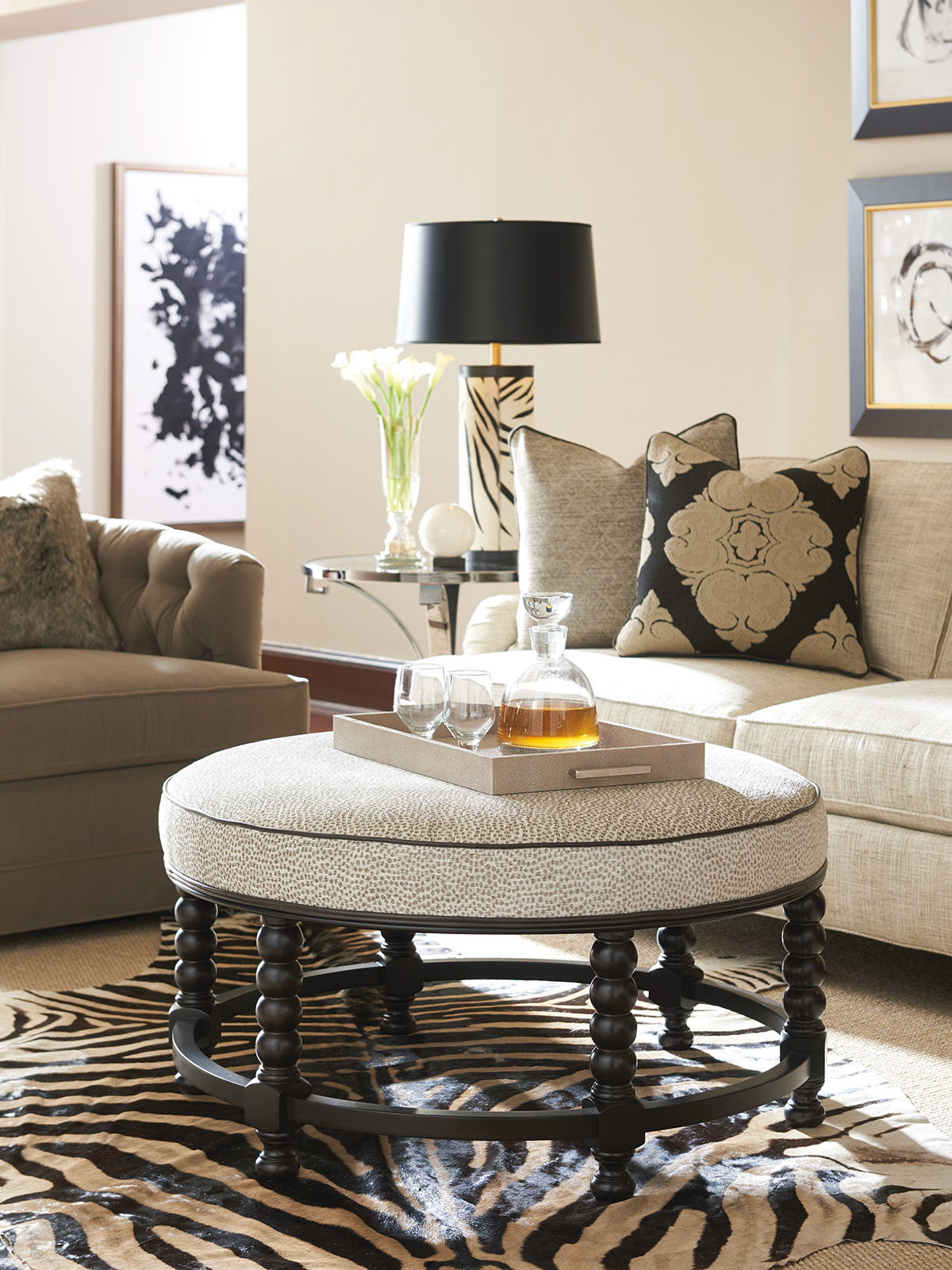 Barclay Butera Upholstery - Naples Cocktail Ottoman