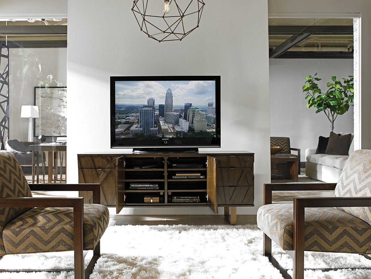 Cross Effect - Ellison Media Center - Dark Brown