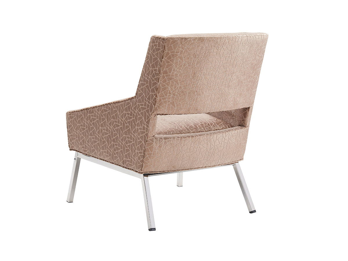 Kitano - Amani Chair With Polised Chrome Base