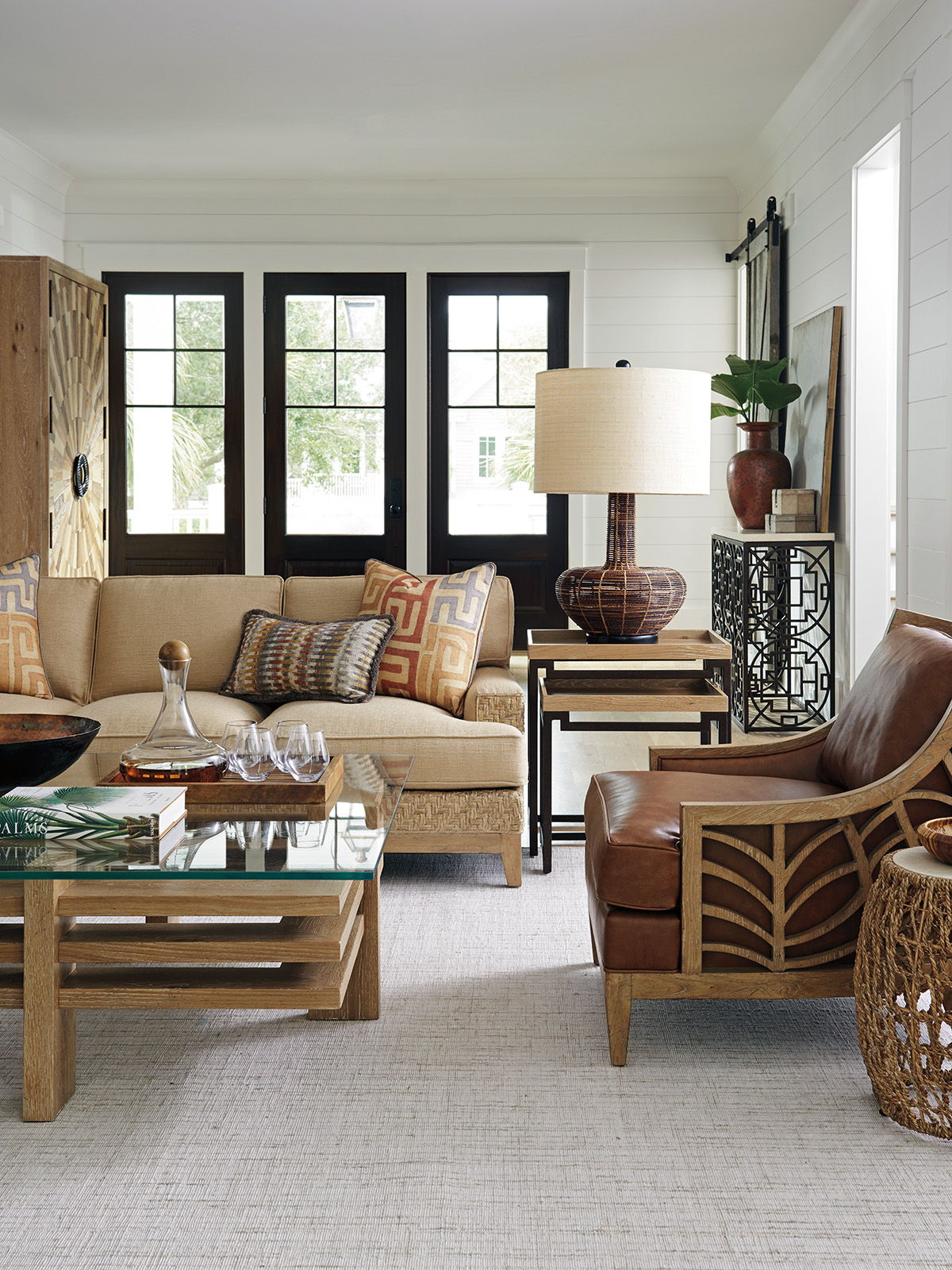 Los Altos - Calcutta Square Cocktail Table - Light Brown