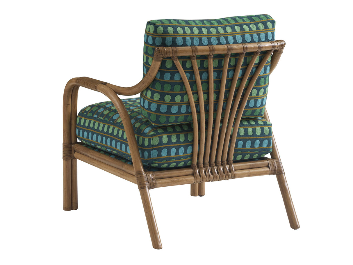 Key Biscayne - Calatrava Chair - Light Brown / Blue