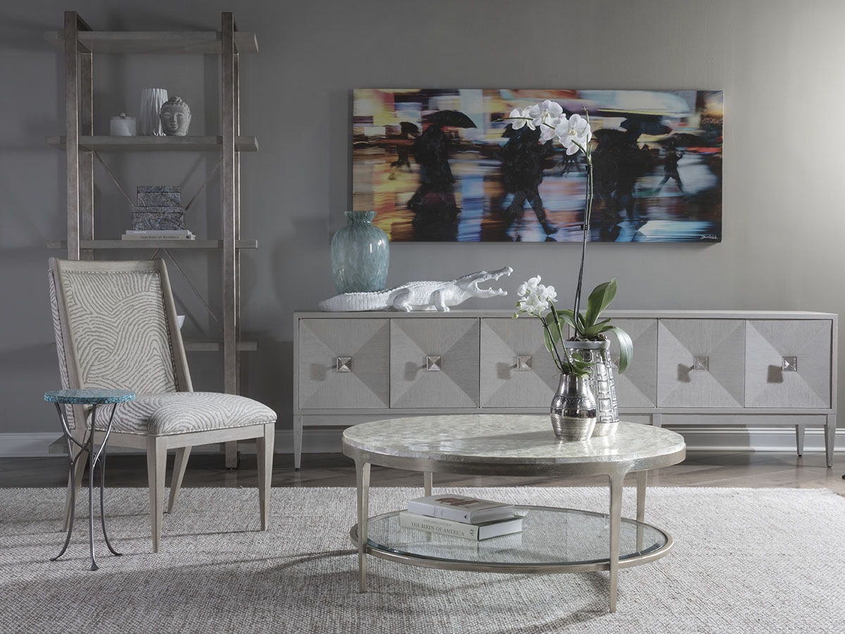 Signature Designs - Soiree Etagere - Dark Gray