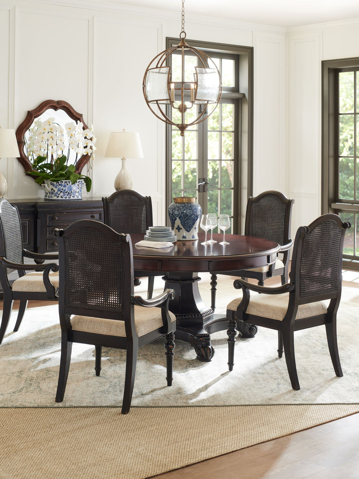 Kingstown - Bonaire Round Dining Table - Dark Brown