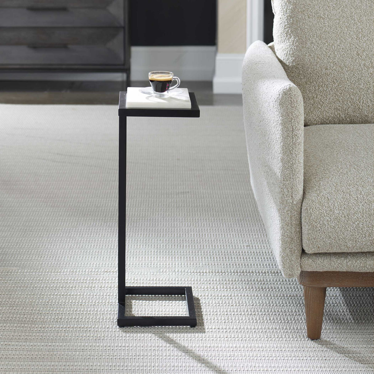 Martini Table - Satin Black