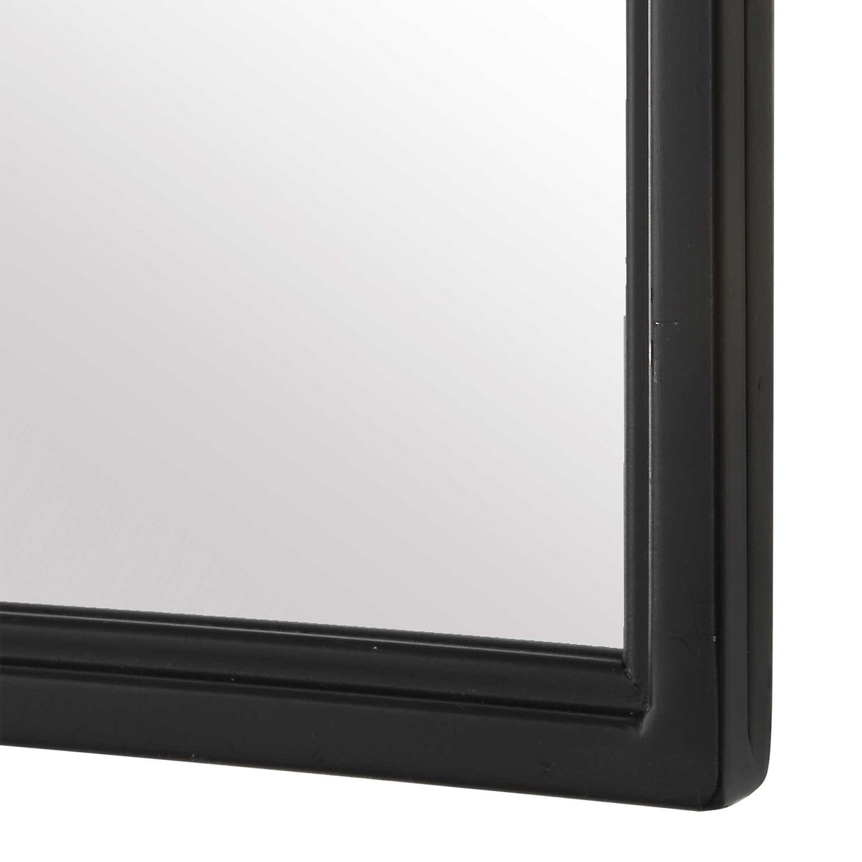 Metal Arch Mirror - Matte Black