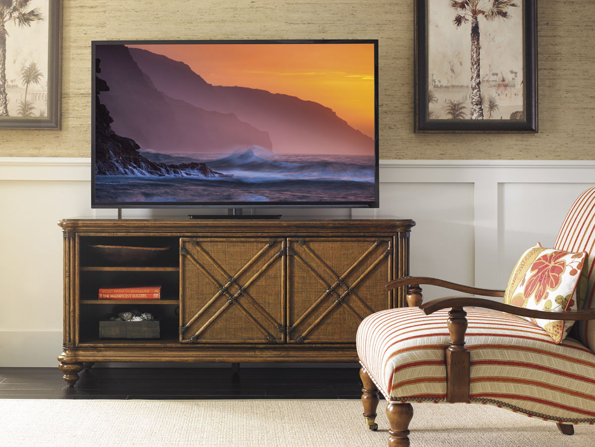 Bali Hai - Marlin Media Console - Dark Brown