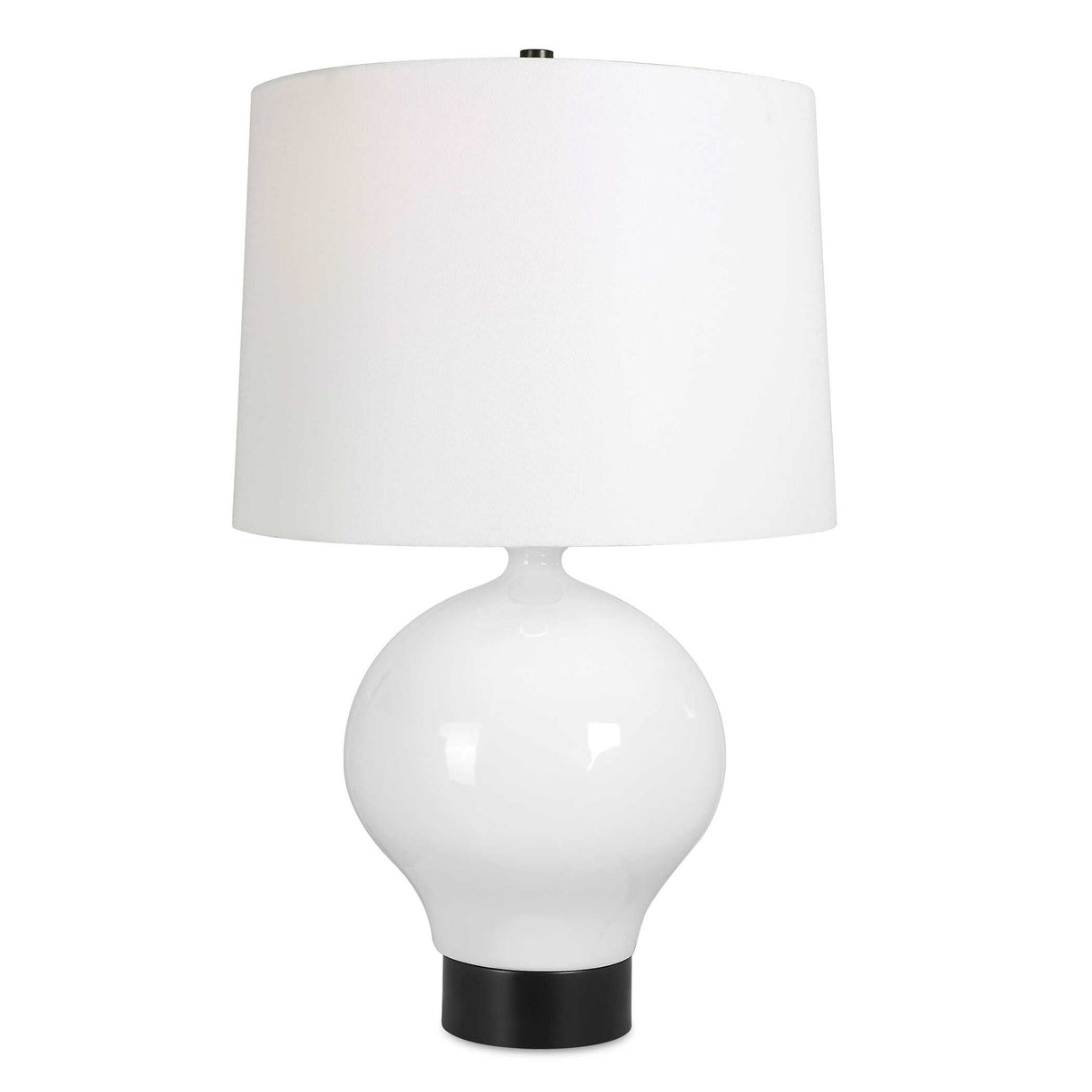 Collar - Gloss White Table Lamp