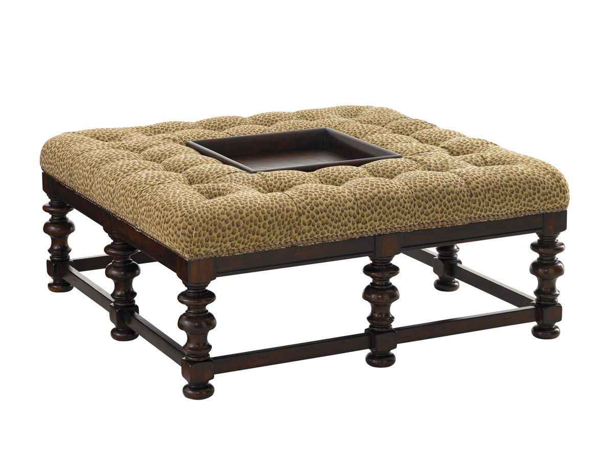 Tommy Bahama Upholstery - Heather Cocktail Ottoman