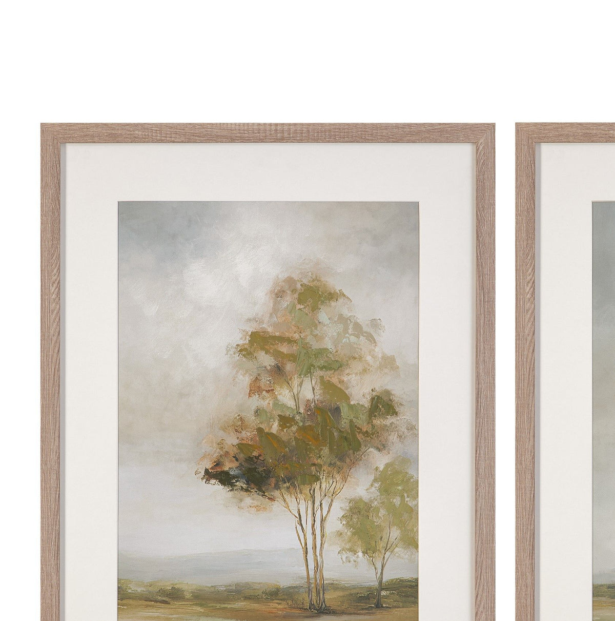 Quiet Meadow Framed Canvas (Set of 4) - Cream