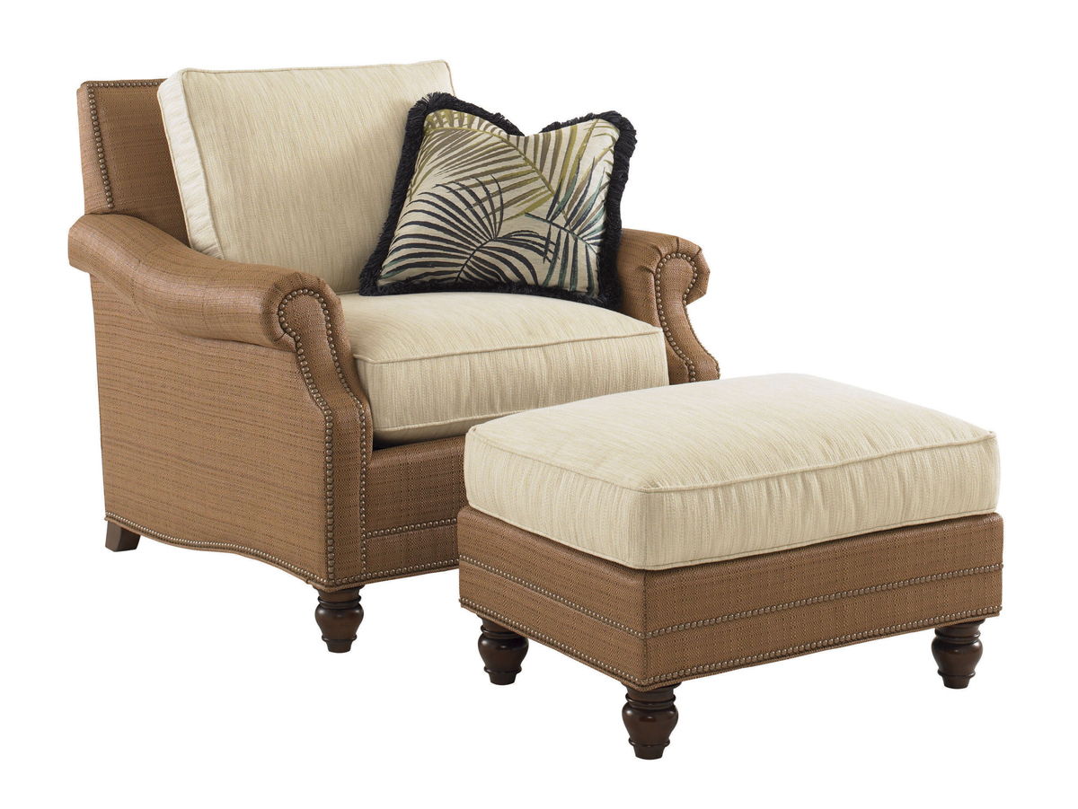 Tommy Bahama Upholstery - Shoal Creek Ottoman