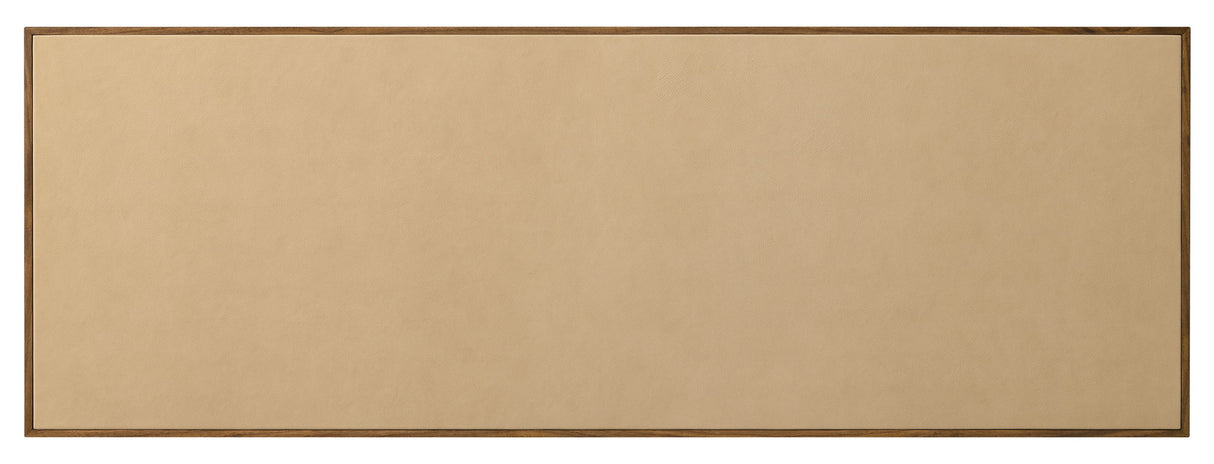 Melange - Zurich Accent Drawer Chest - Beige / Medium Walnut