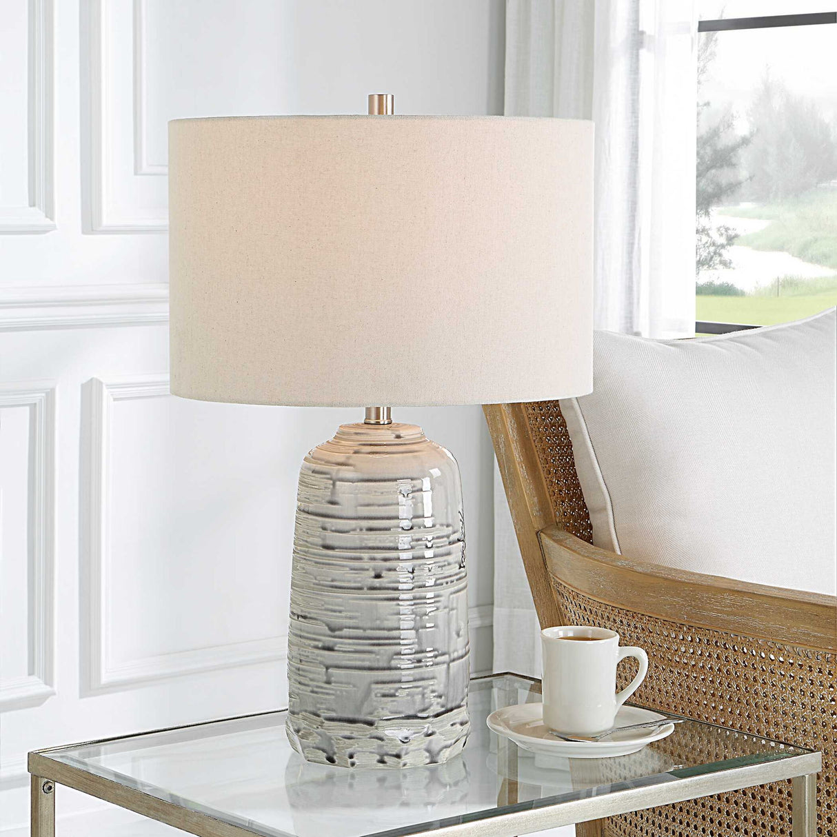 Cyclone - Table Lamp - Ivory