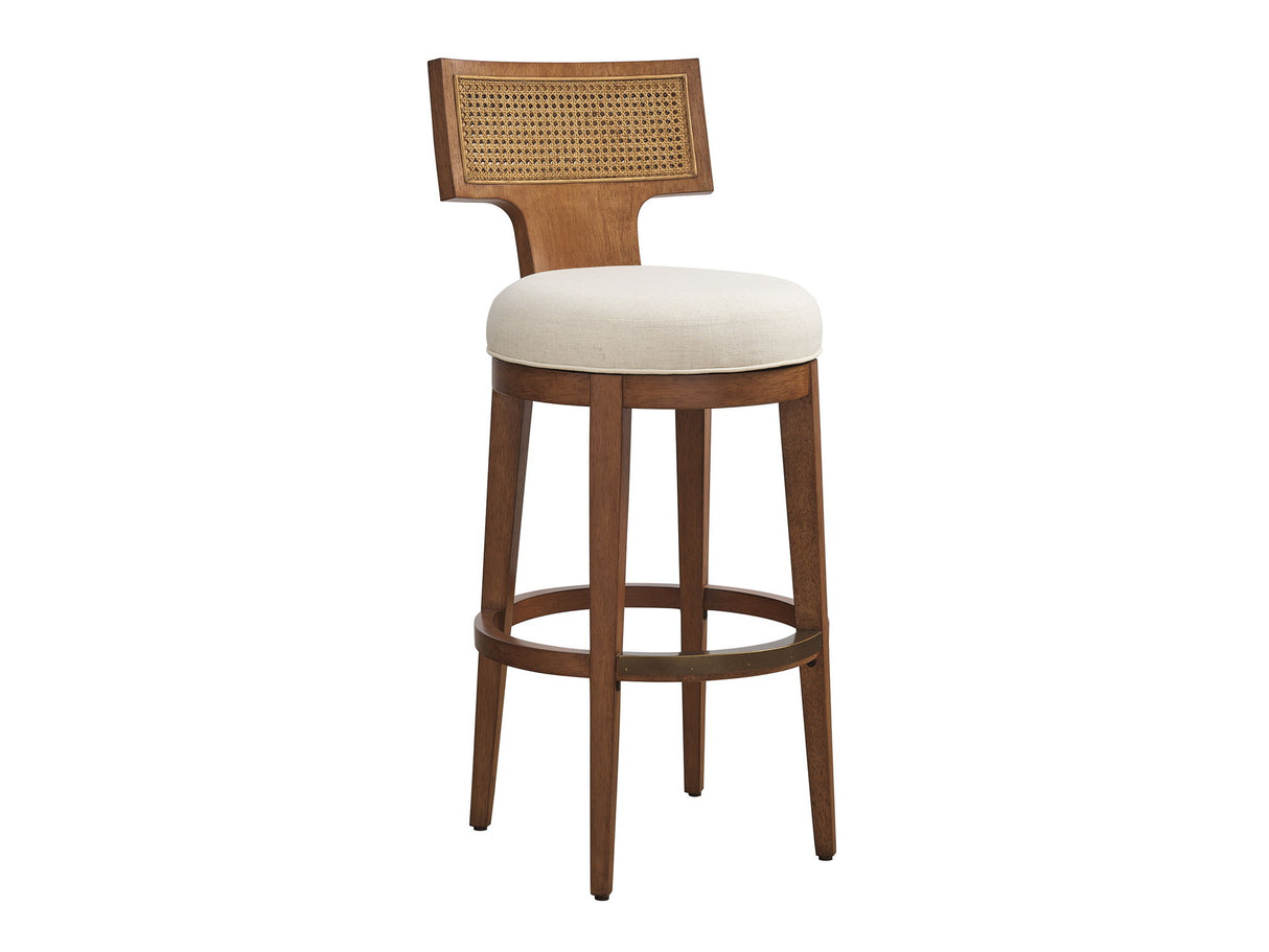 La Costa - Calavera Woven Swivel Bar Stool