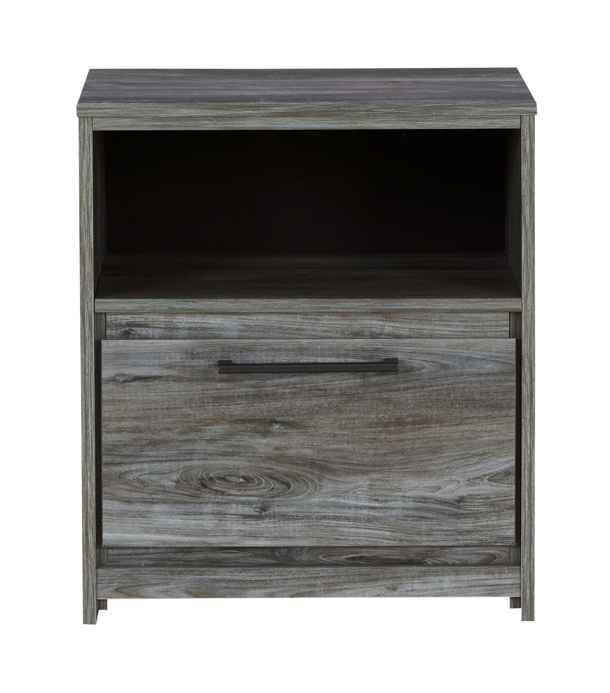 Baystorm - One Drawer Night Stand - Gray