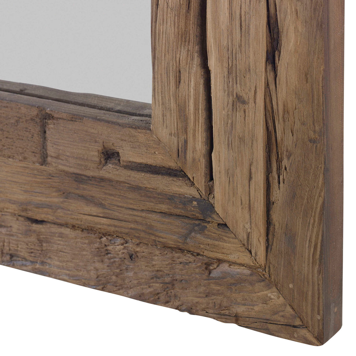 Rennick - Wood Mirror - Brown, Dark