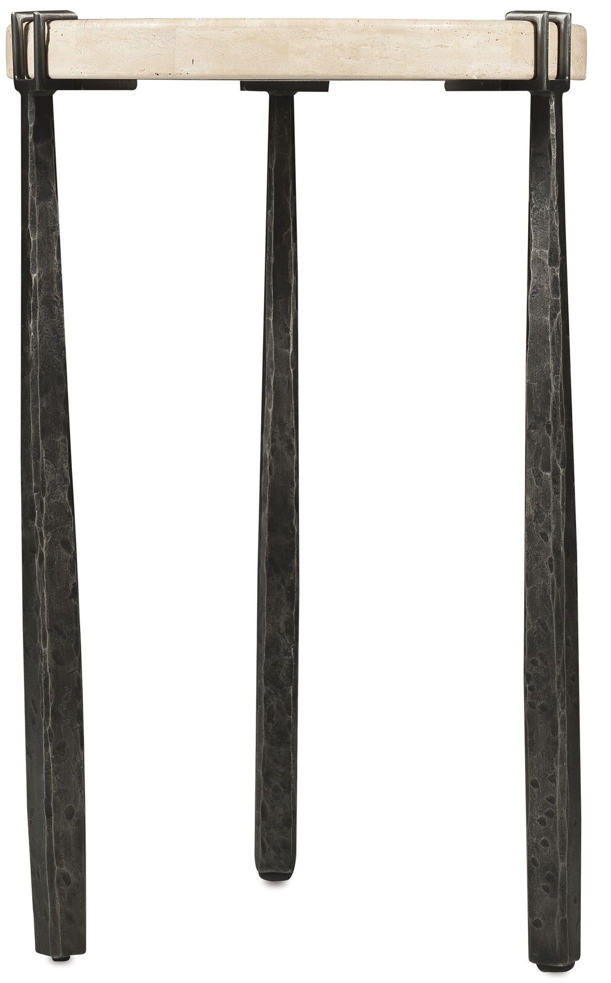 Driftwood - Metal Spot Table - Beige / Gray