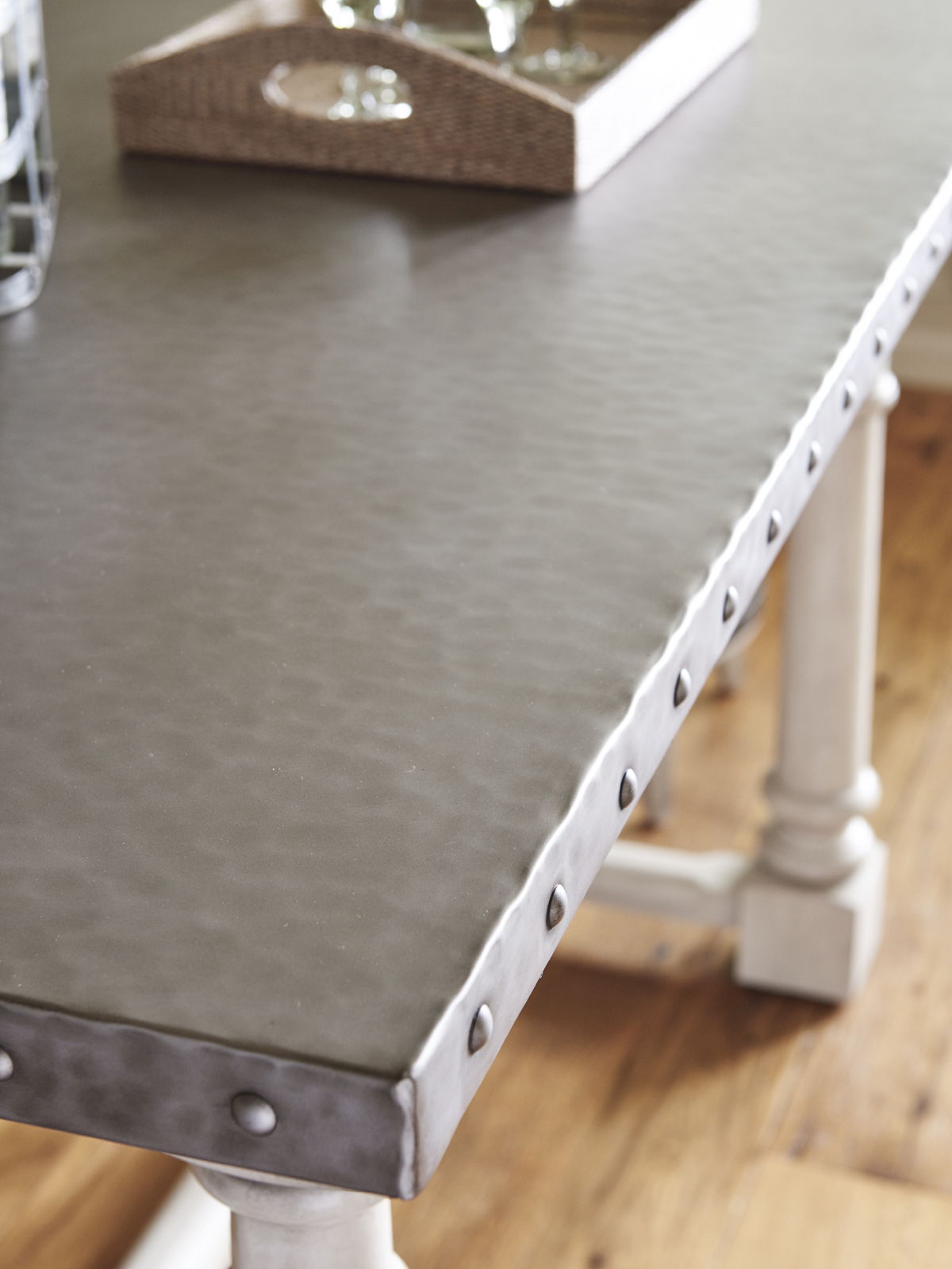 Oyster Bay - Hidden Lake Bistro Table - Pearl Silver