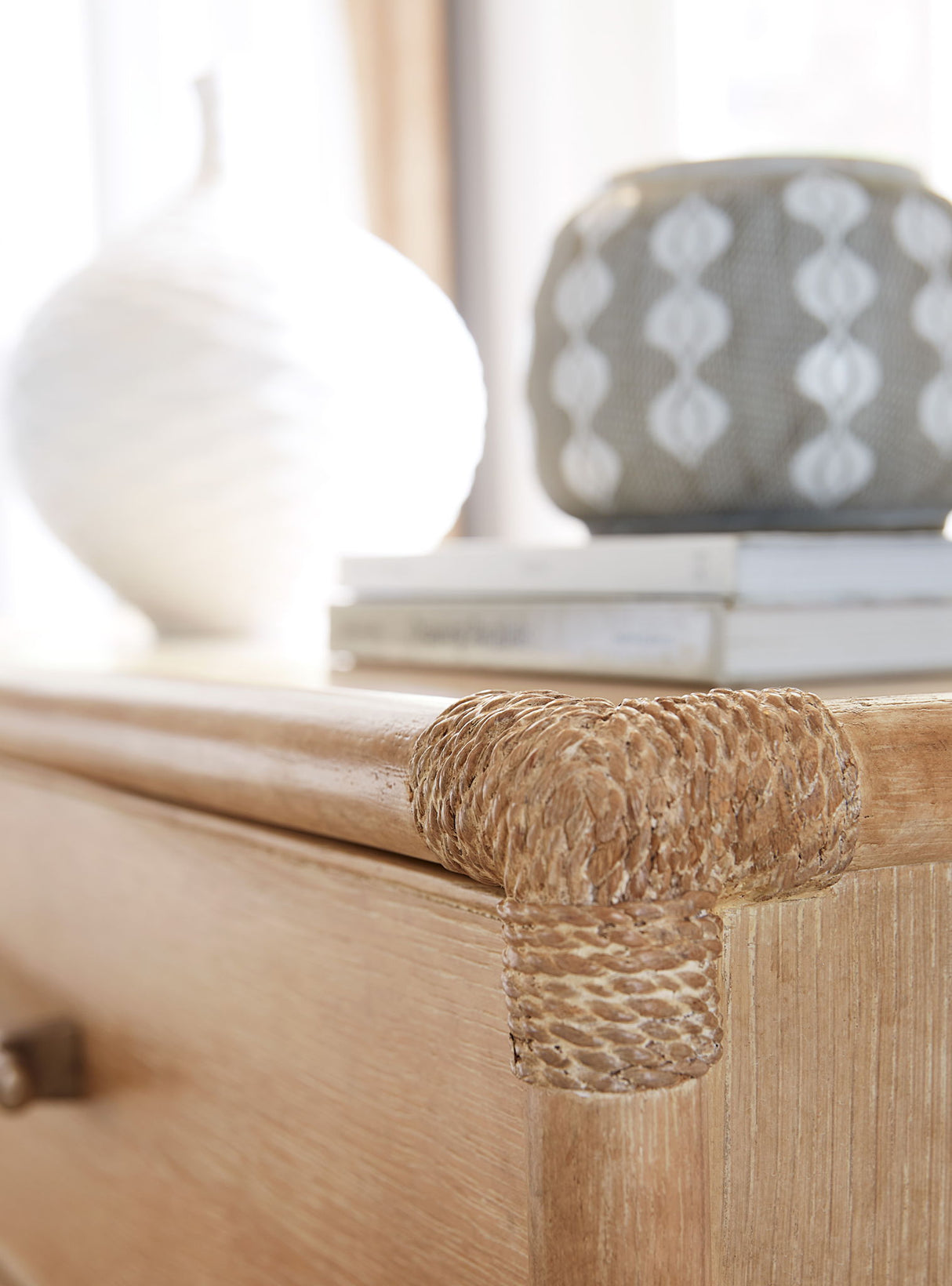 Retreat - Pole Rattan Nightstand