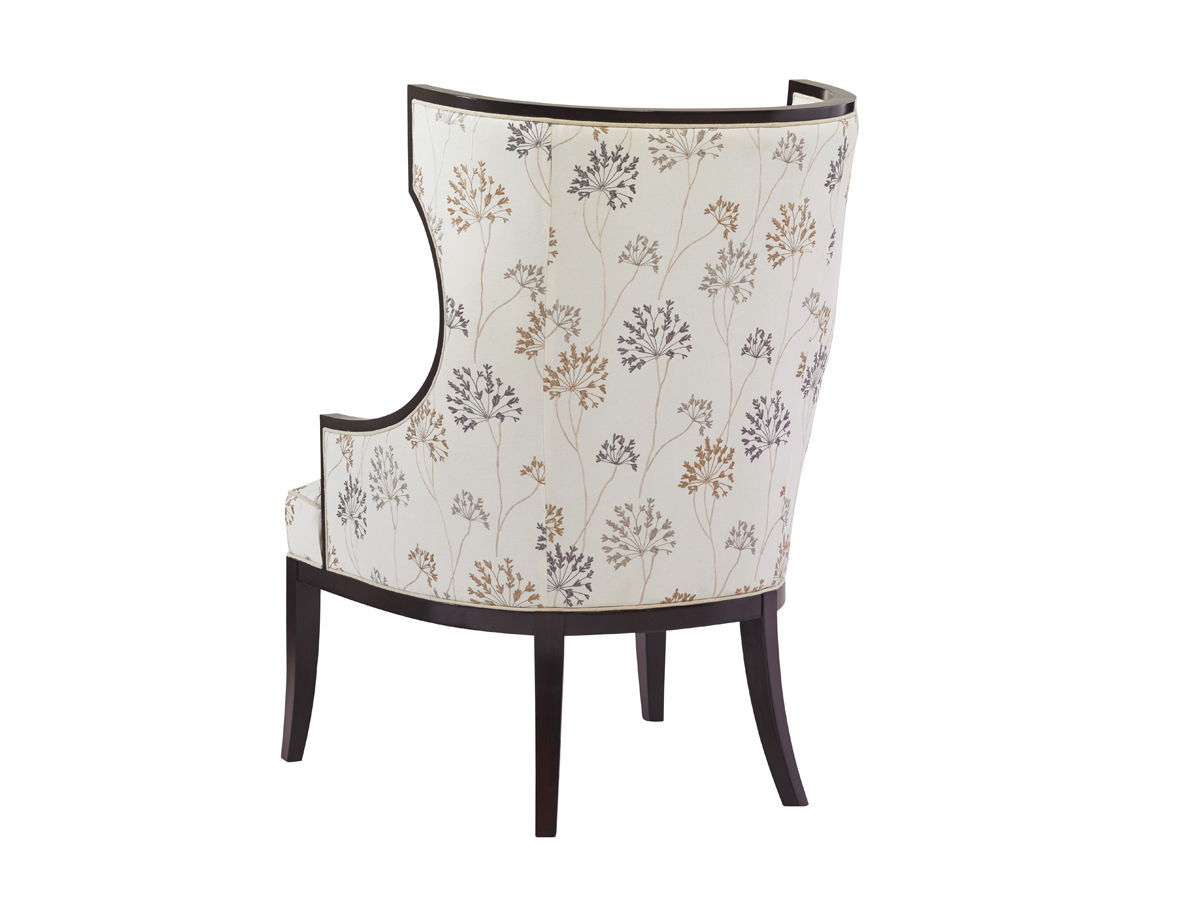 Kensington Place - Dover Chair - Dark Brown / Gray