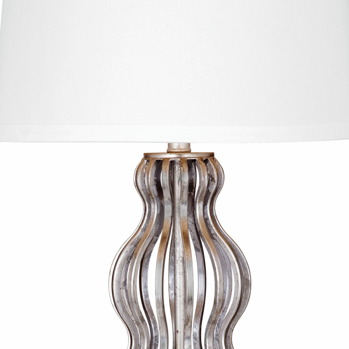Sophie - Table Lamp - Silver / White