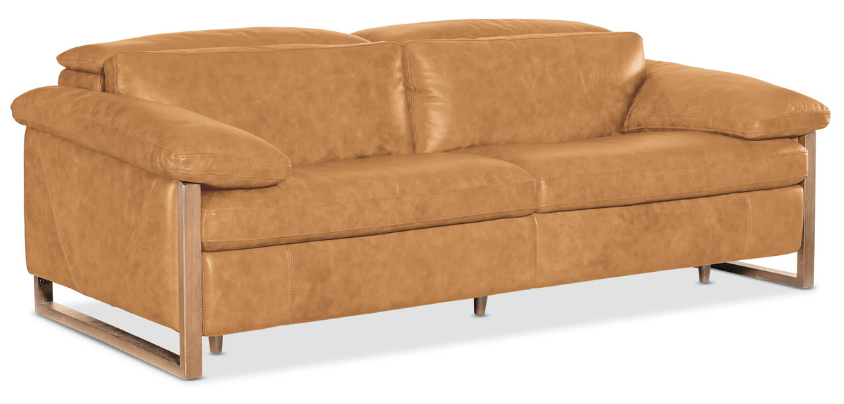Jericho - Power Sofa With Power Headrest - Brown