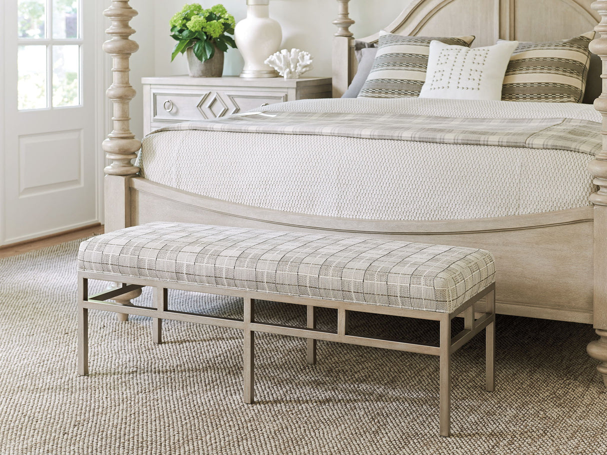 Barclay Butera Upholstery - Lucca Bench - Dark Brown