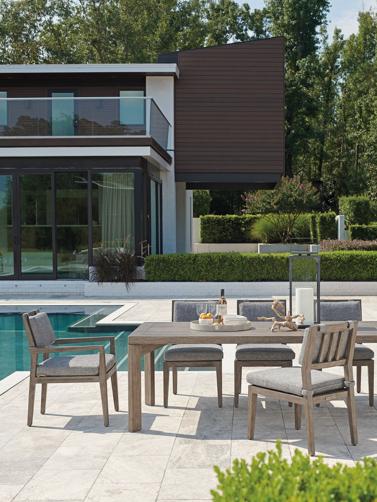 La Jolla - Rectangular Dining Table - Dark Brown