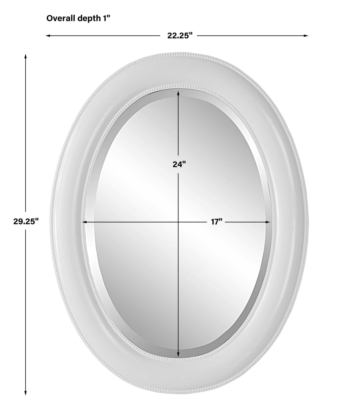 Mirror - Crisp White