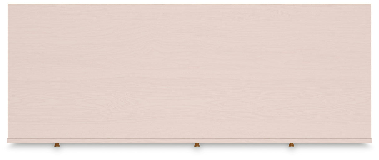 Wistenpine - Six Drawer Dresser - Blush