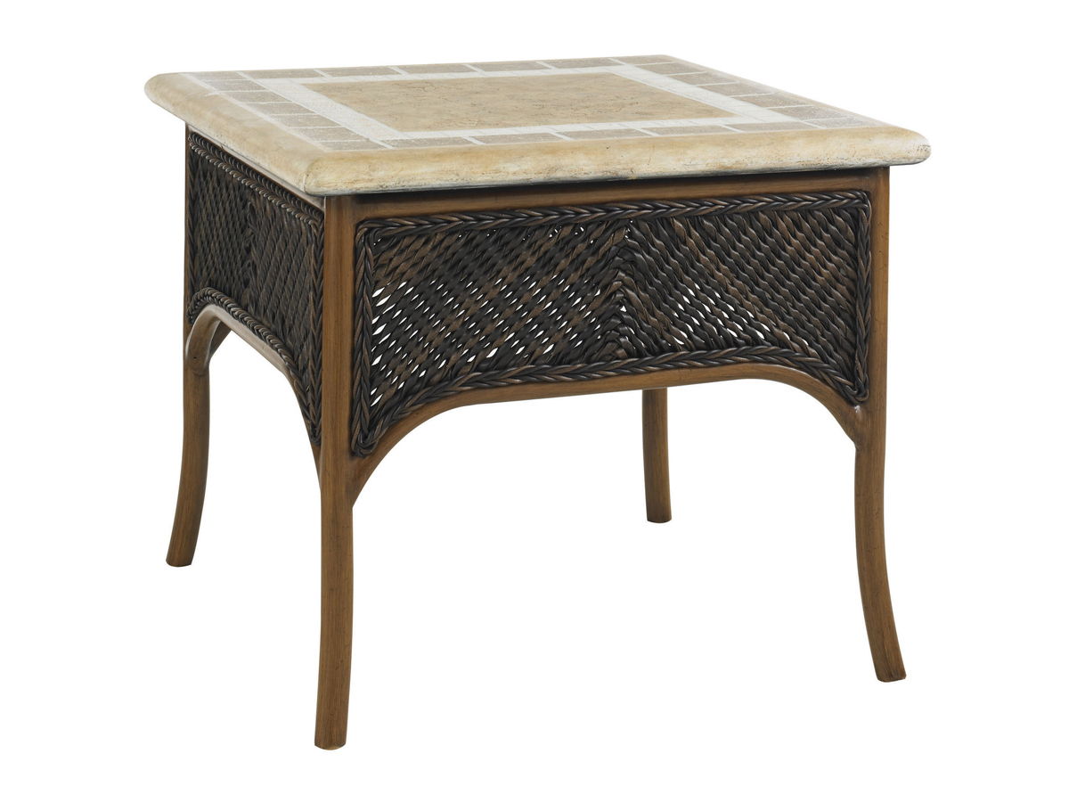 Island Estate Lanai - Accent Table - Dark Brown