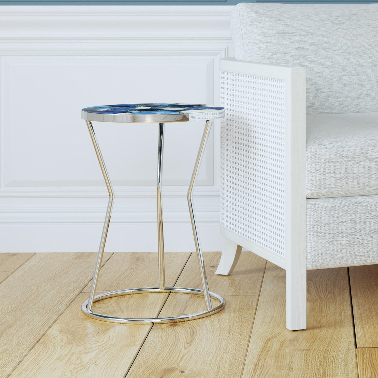 Lauer - Accent Table - Silver