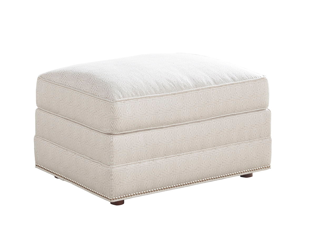 Lexington Upholstery - Bedford Ottoman - White
