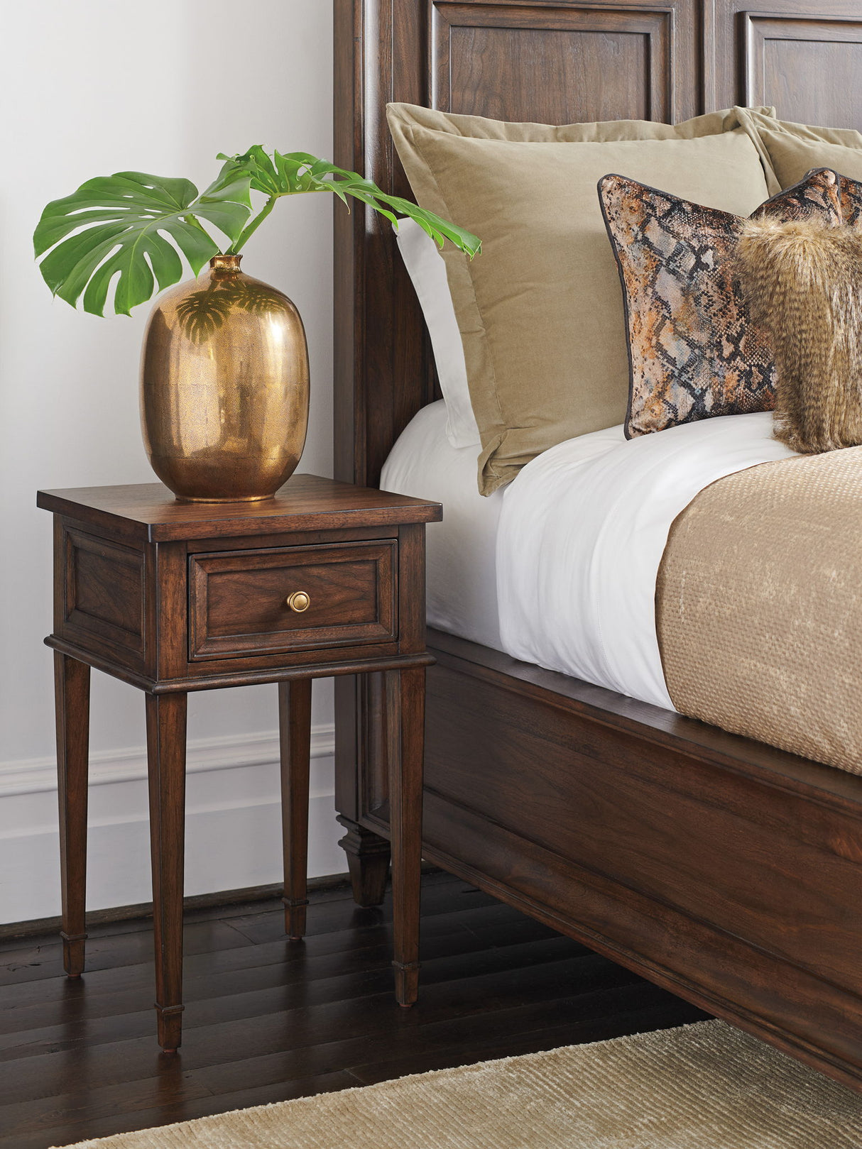 Silverado - Surrey Night Table - Dark Brown