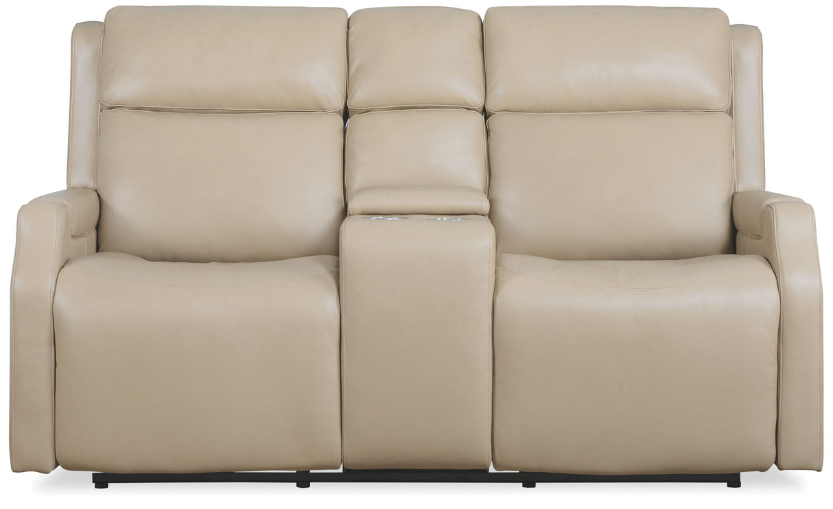 MS - Nelson Zero Gravity Power Console Loveseat With Power Headrests And Lumbar