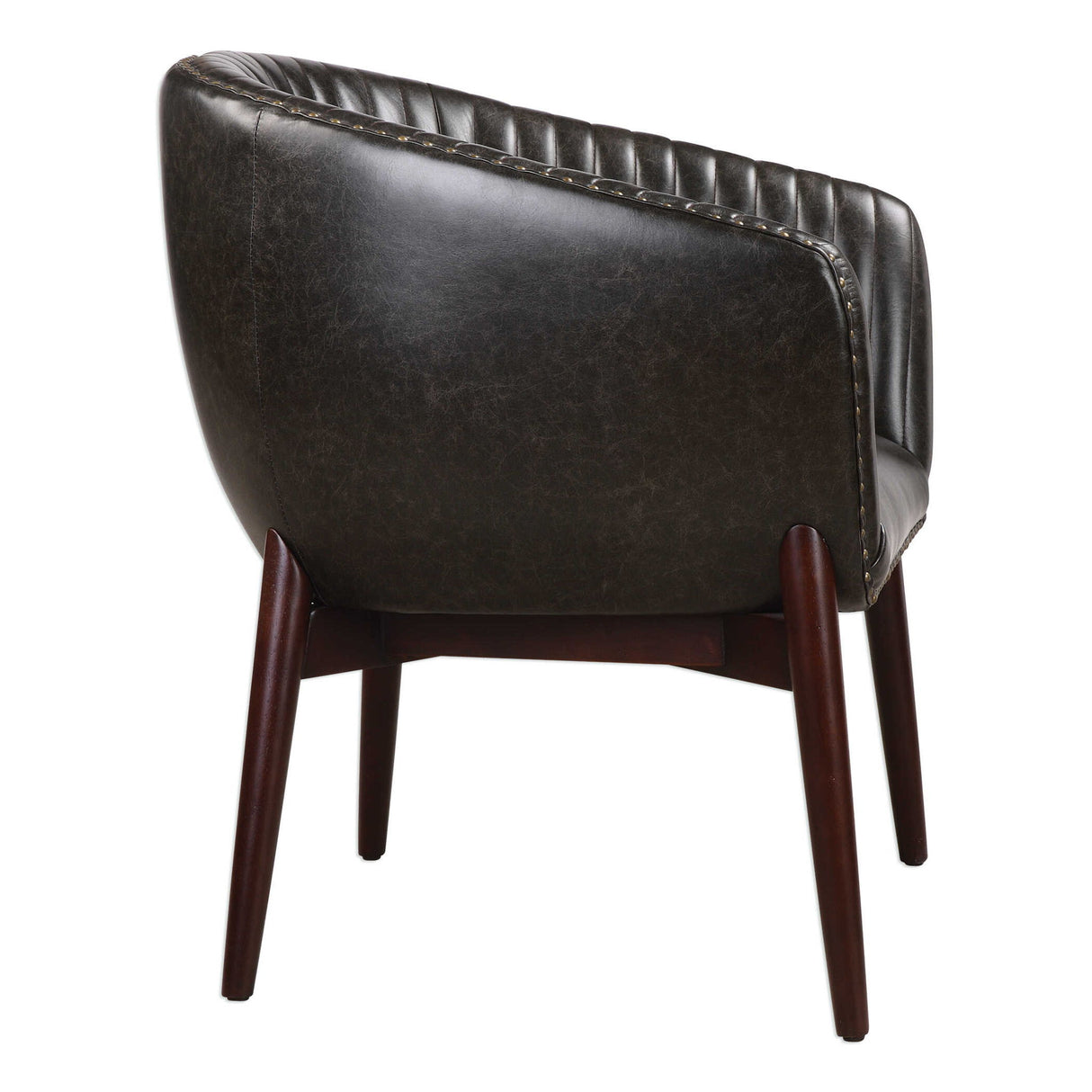 Anders - Chenille Accent Chair - Black