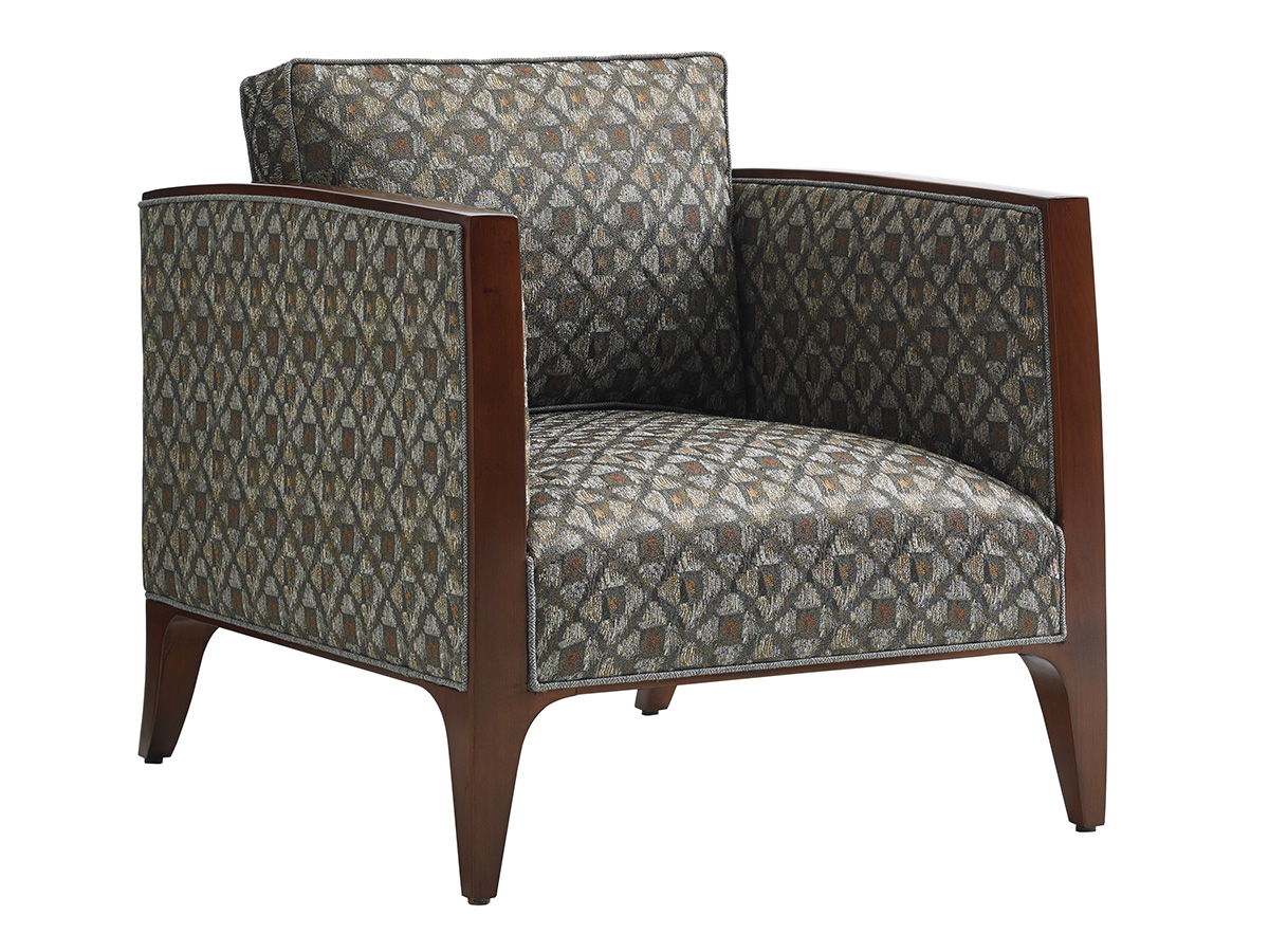 Lexington Upholstery - Cobble Hill Chair - Dark Brown